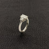 Emerald cut Diamond Engagement Ring