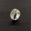 Interlocking Diamond Loop Ring