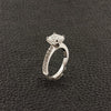 Cushion & Round Diamond Engagement Ring