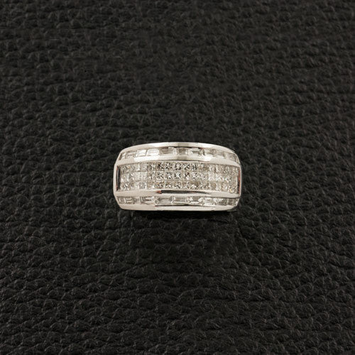 Wide Diamond Band