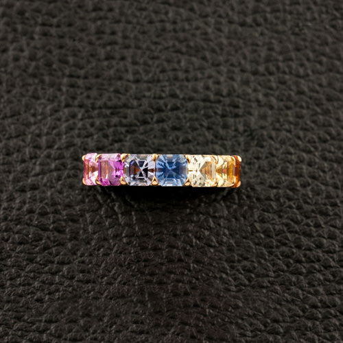 Multi-color Sapphire Ring