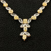 Yellow & White Diamond Necklace