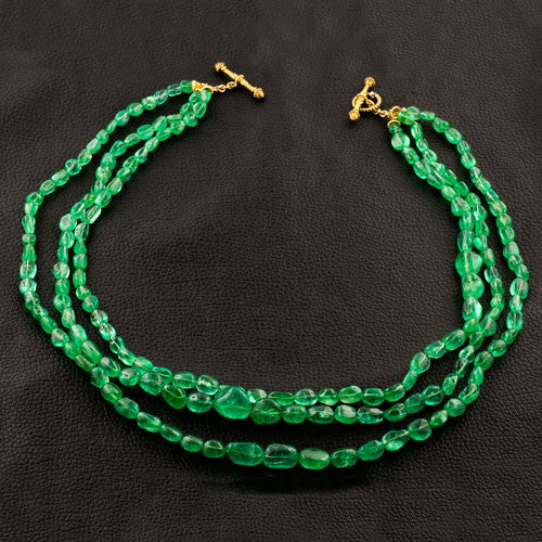 Emerald Bead Necklace