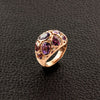 Amethyst Dome Ring