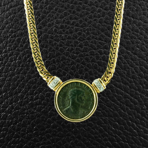 Antique Coin Necklace