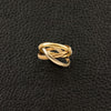 Tri-color Gold Cartier Estate Rolling Ring