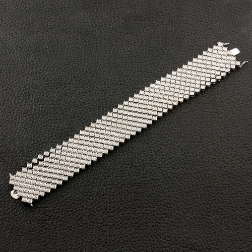 Nine Row Diamond Bracelet