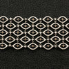 Brown & White Diamond Five Row Bracelet