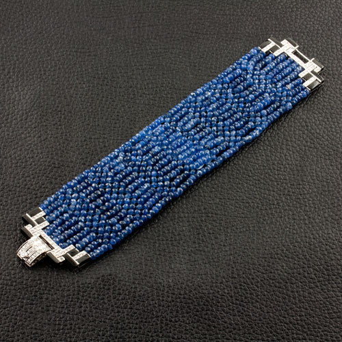 Sapphire Bead Bracelet