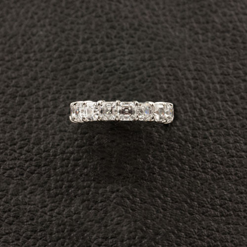 Asscher cut Diamond Eternity Band