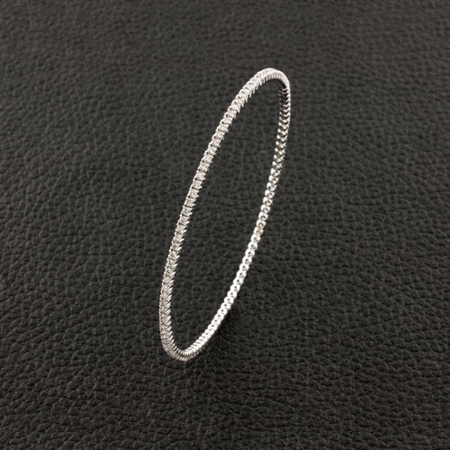 Diamond Slip-on Bangle Bracelet