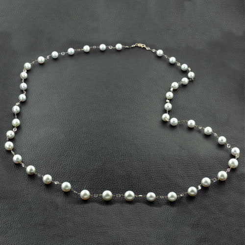 South Sea Pearl & Moonstone Necklace