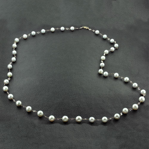 South Sea Pearl & Moonstone Necklace