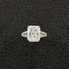Radiant cut Diamond Engagement Ring