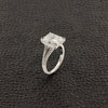 Radiant cut Diamond Engagement Ring