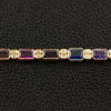 Multi-color Sapphire & Diamond Necklace