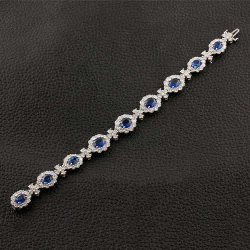 Sapphire & Diamond Bracelet