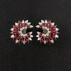 Ruby & Diamond Necklace, Bracelet & Earrings Suite