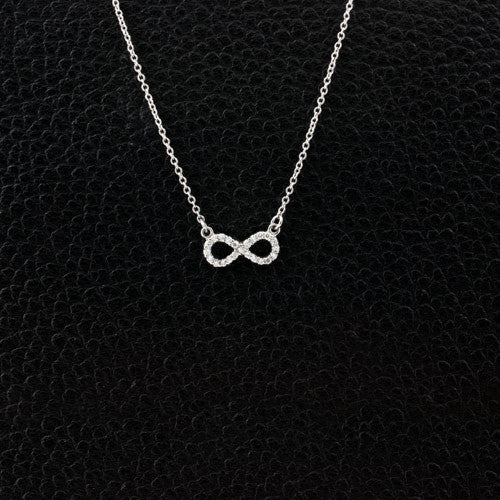 Diamond Infinity Necklace