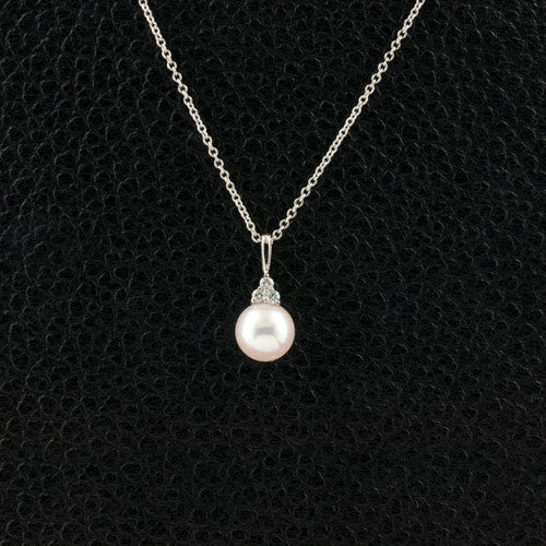 Pearl & Diamond Pendant