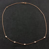 Rose Gold Diamonds by the Yard Necklace