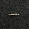 Twisted Diamond Wedding Band