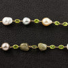 Pearl, Emerald & Peridot Necklace