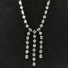 Triple Dangle Diamond Necklace