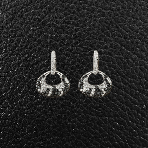 Black & White Diamond Earrings