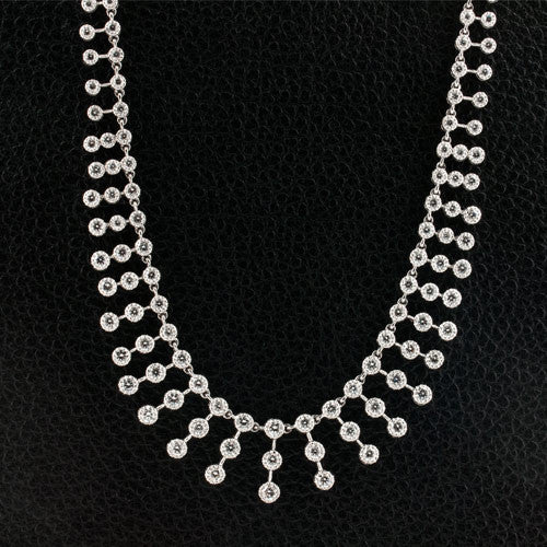 Diamond Bib style Necklace