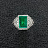 Art Deco Estate Emerald Ring