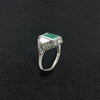 Art Deco Estate Emerald Ring
