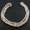 Triple Strand Pearl Necklace