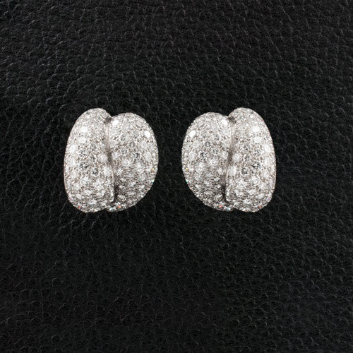 Free Form Diamond Earrings