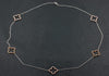Clover Motif Diamond Necklace