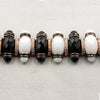 Black Diamond, Chalcedony & Spinel Bracelet
