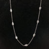 Pear Shaped Diamonds by the Yard Necklace