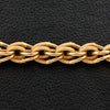Braid & Polished Link Gold Estate Bracelet