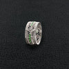 Diamond & Green Garnet Ring