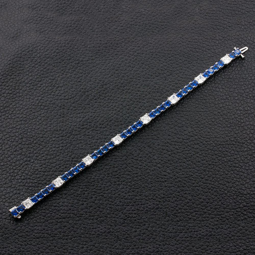 Sapphire & Diamond Bracelet