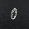Diamond Leaf Design Band Ring