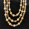 Golden Pearl & Opal Necklace
