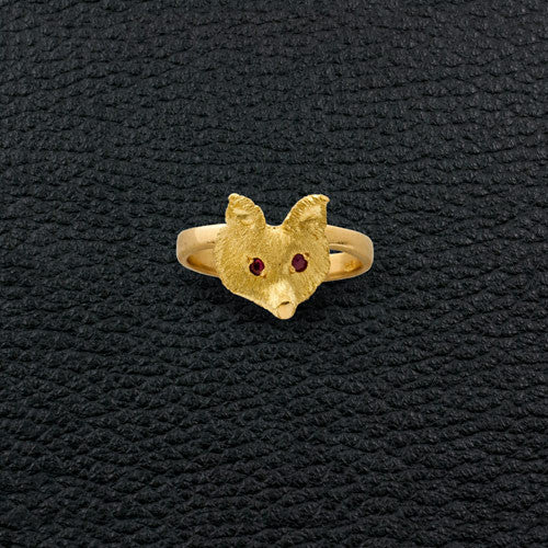 Fox Head Ring