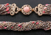 Conch Pearl, Pearl & Diamond Necklace