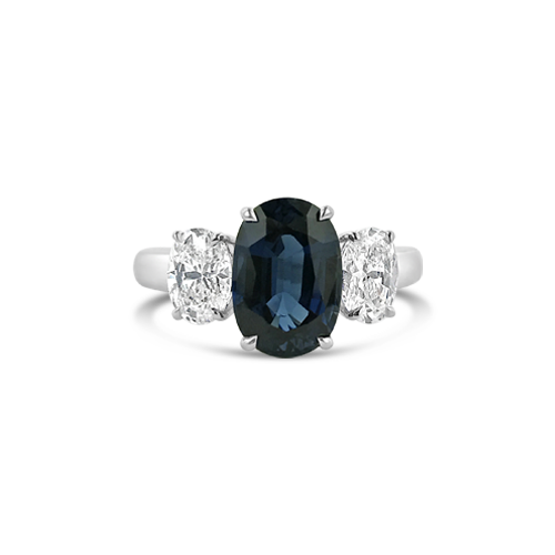 Sapphire & Diamond Ring