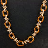 Oval Link Tiger's Eye Estate Necklace