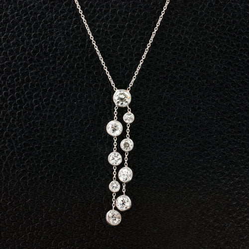 Diamond "Bubbles" Estate Necklace