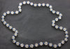 Crystal & Lapis Bead Necklace