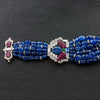 Sapphire, Ruby & Diamond Estate Bracelet