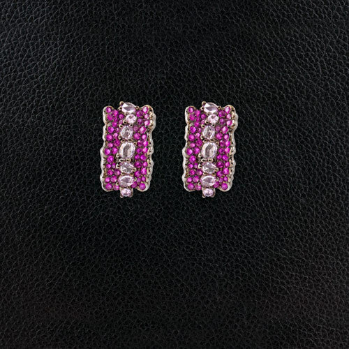 Ruby & Pink Sapphire Earrings